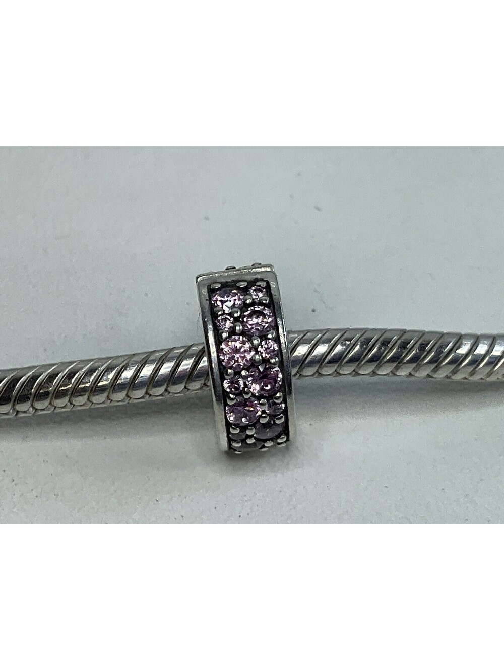Pandora Pink Shining Elegance Clip Charm Retired